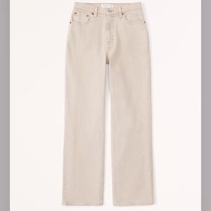 Abercrombie 90’s relaxed curve love denim